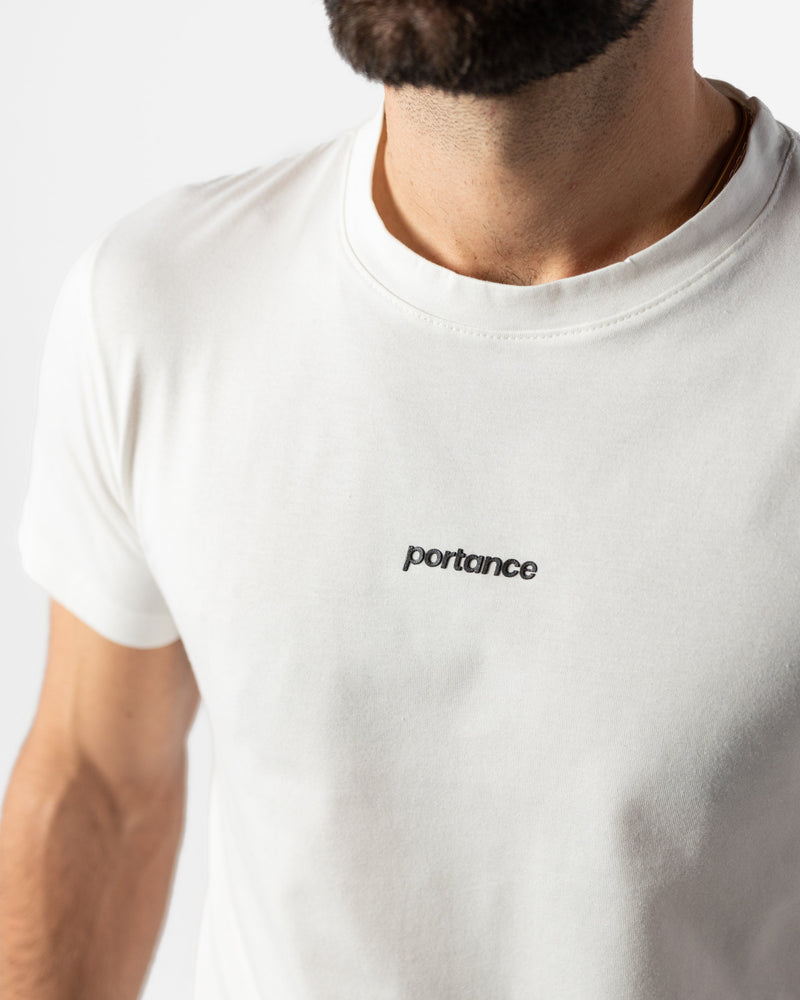 portance PimaCotton Tee Round weiß | Pima-Baumwolle | Anti-Geruch — Ansicht 5