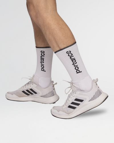 portance techSocks white | Breathable & Odor-Neutral | Men's