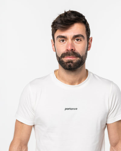 portance PimaCotton Tee Round White | Pima Cotton | Anti-Odor