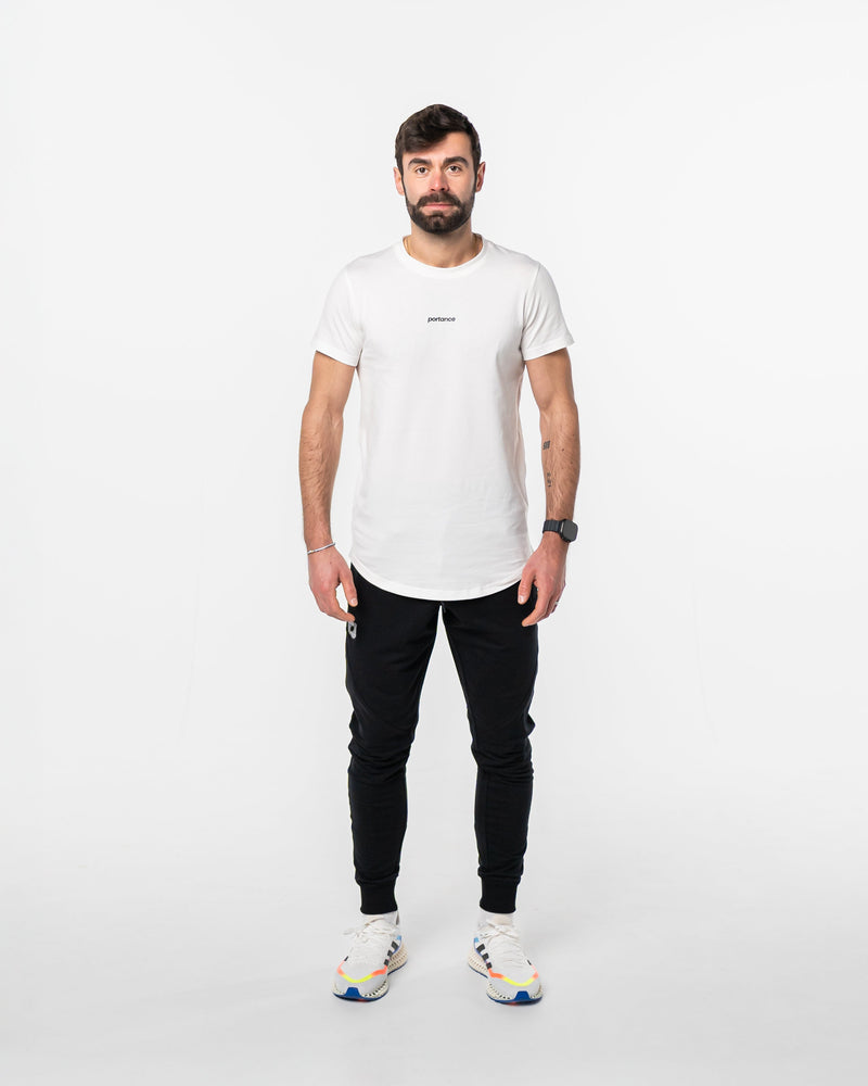 portance PimaCotton Tee Round White | Pima Cotton | Anti-Odor — Ansicht 2