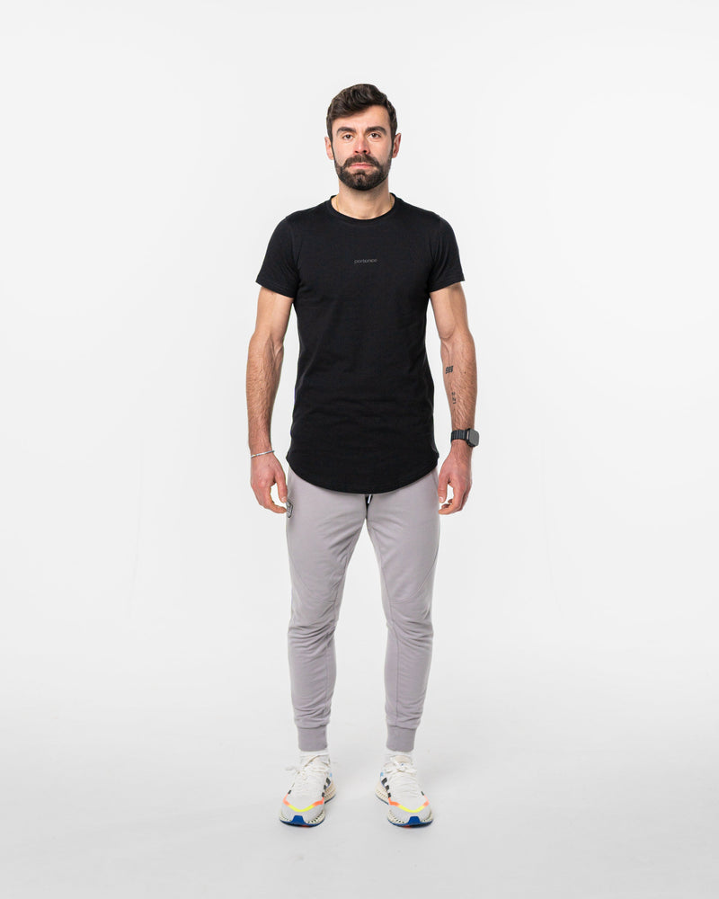 portance PimaCotton Tee Round black | Pima-Baumwolle | Anti-Geruch & UV-Schutz — Ansicht 2