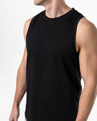portance PimaCotton TankTop black | Pima Cotton & FUZE™ Technology — Ansicht 6