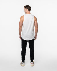 PimaCotton TankTop white – Pima-Baumwolle & FUZE™ Technologie — Ansicht 4