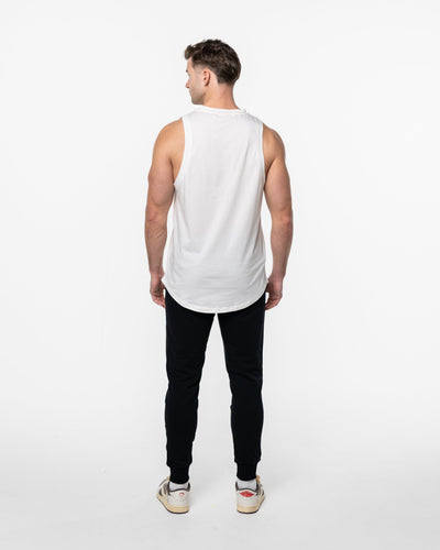 PimaCotton TankTop white – Pima-Baumwolle & FUZE™ Technologie