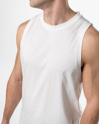 PimaCotton TankTop white – Pima-Baumwolle & FUZE™ Technologie — Ansicht 6