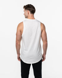 PimaCotton TankTop white – Pima-Baumwolle & FUZE™ Technologie — Ansicht 3