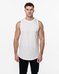 PimaCotton TankTop white – Pima-Baumwolle & FUZE™ Technologie — Ansicht 1