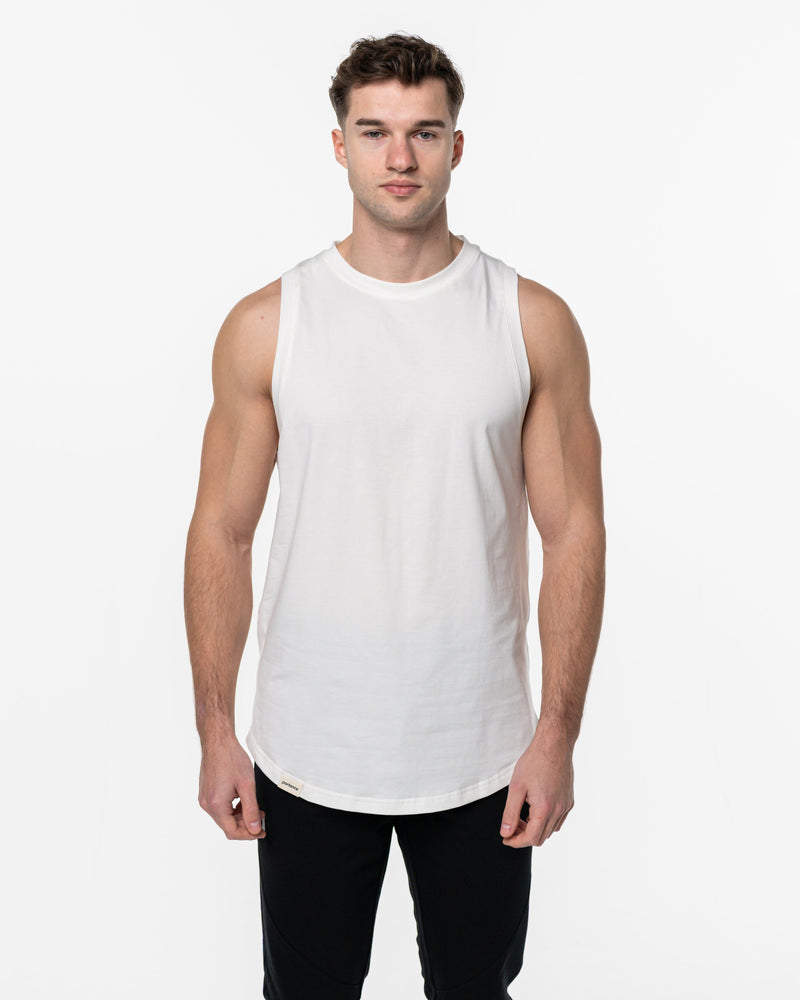 PimaCotton TankTop white – Pima-Baumwolle & FUZE™ Technologie — portance