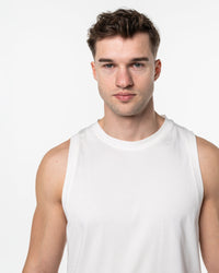 PimaCotton TankTop white – Pima-Baumwolle & FUZE™ Technologie — Ansicht 5