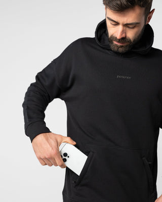 WarmUp Hoodie | GOTS-Baumwolle & FUZE™ | Mit Zip-Fach & Druckknöpfen