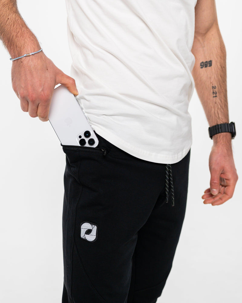 portance Tech Joggers black | Men's French Terry Jogger Pants — Ansicht 5