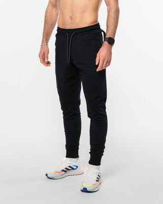 portance Tech Joggers black | Men's French Terry Jogger Pants