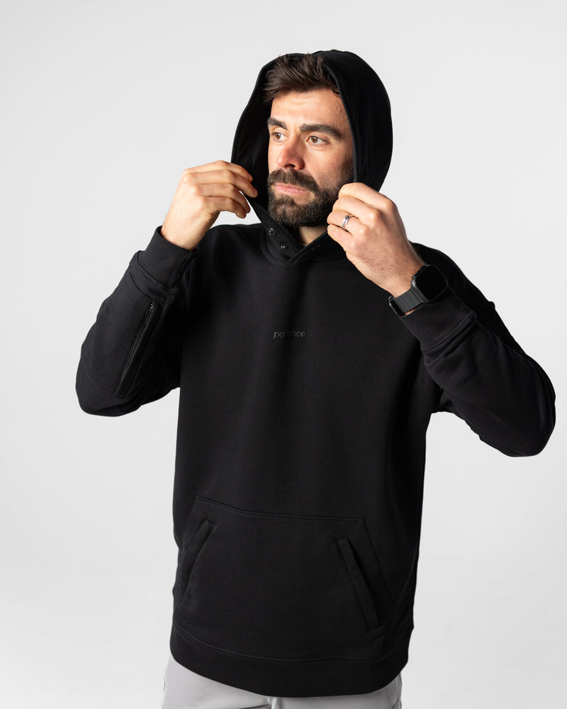 WarmUp Hoodie | GOTS Cotton &amp; FUZE™ | With Zip Pocket &amp; Snap Fasteners — Ansicht 4