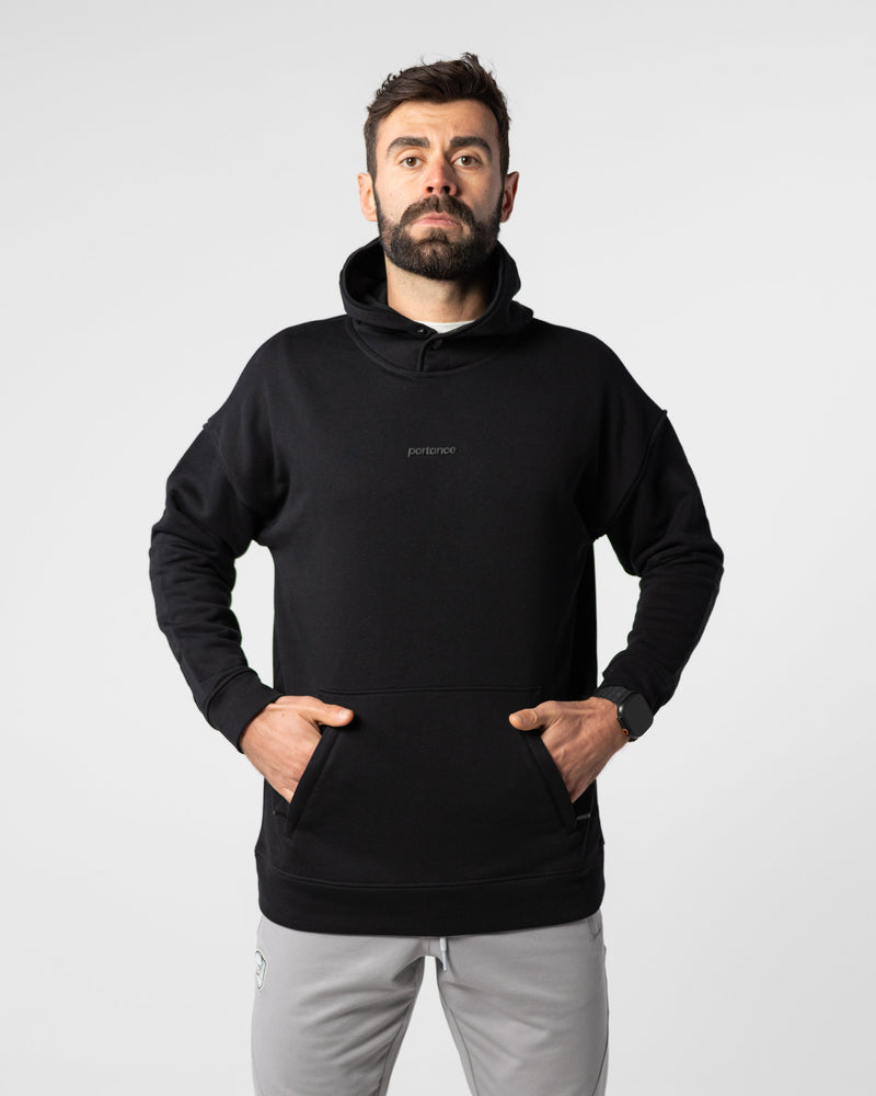 WarmUp Hoodie | GOTS Cotton &amp; FUZE™ | With Zip Pocket &amp; Snap Fasteners — Ansicht 3