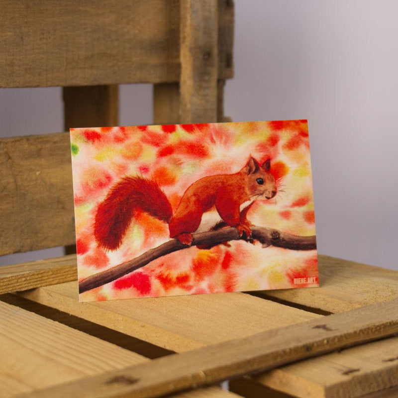 Set of 10 Watercolor Postcards – Forest & Animal Motifs | Recycled Paper — Ansicht 6