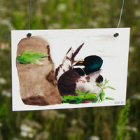 Set of 10 Watercolor Postcards – Forest & Animal Motifs | Recycled Paper — Ansicht 5
