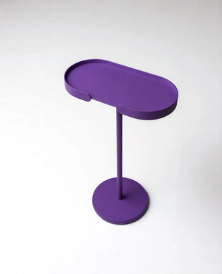 STAN – Metall-Beistelltisch mit festem Tablett | Wetterfest | Schlank