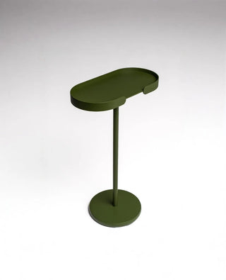 STAN – Metall-Beistelltisch mit festem Tablett | Wetterfest | Schlank