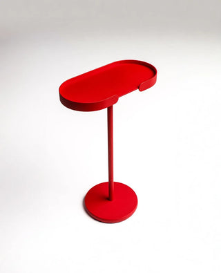 STAN – Metall-Beistelltisch mit festem Tablett | Wetterfest | Schlank