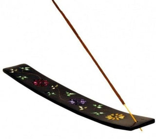 Räucherstäbchenhalter Blumenmotiv Speckstein