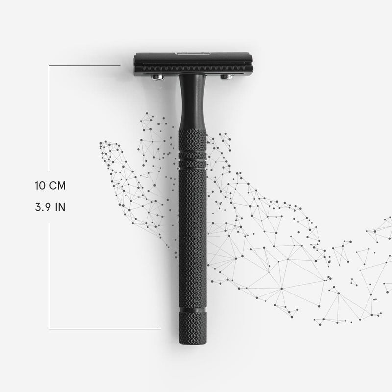 Safety Razor Stainless Steel Matte Black – sober — Ansicht 6
