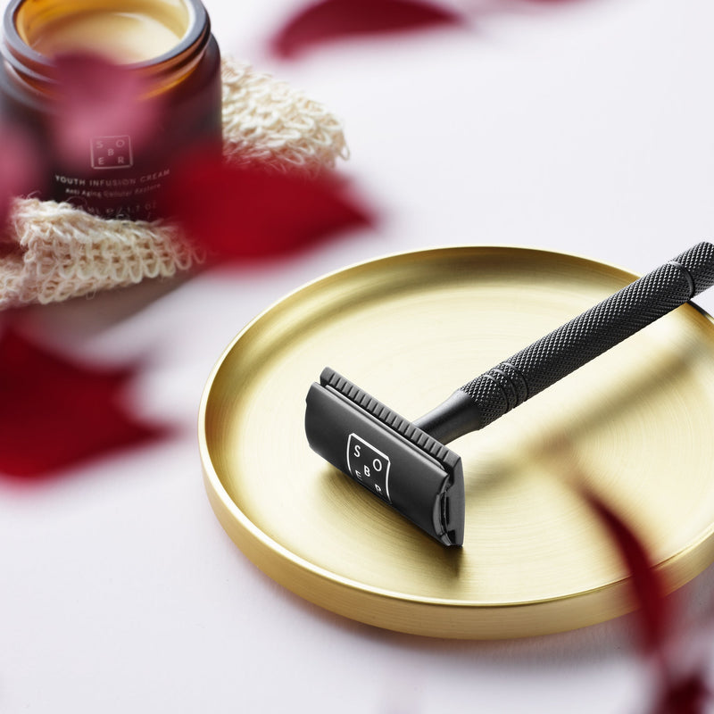 Safety Razor Stainless Steel Matte Black – sober — Ansicht 2