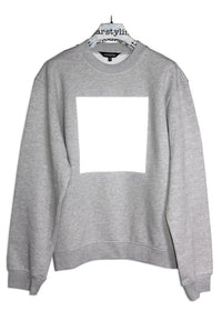 Reflect Big Square Sweater - Unisex Hoodie with Reflective Print — Ansicht 1