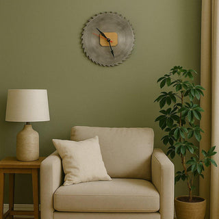 PAUL wall clock made of oak