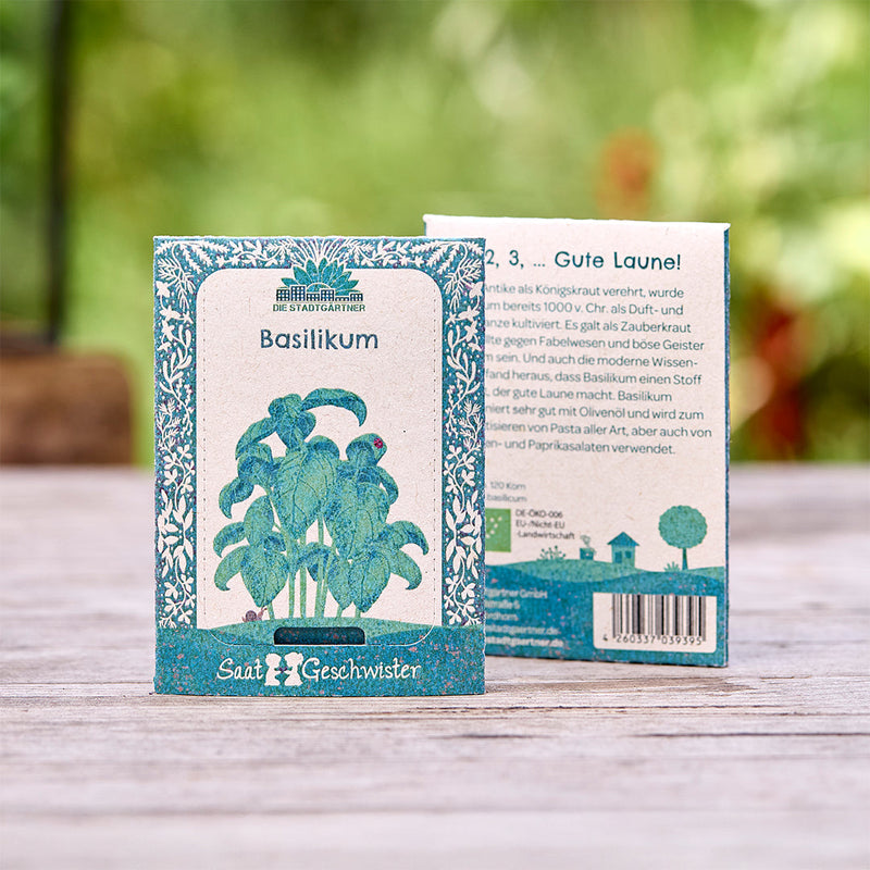 Organic Basil Seeds – Open-pollinated & EU certified — Die Stadtgärtner