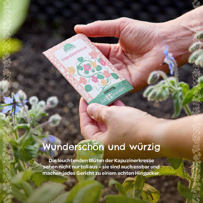 BIO-Saatgut Kapuzinerkresse – samenfest & essbar