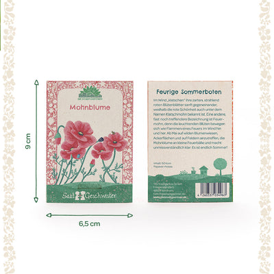 Poppy Seeds – heirloom & sustainably packaged