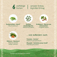 Organic Seed Set "Snack Garden" – 6 open-pollinated varieties for balcony & garden — Ansicht 4