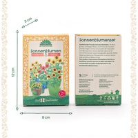 Saatgut-Set „Sonnenblumen“ – 5 Sorten, samenfest — Ansicht 5