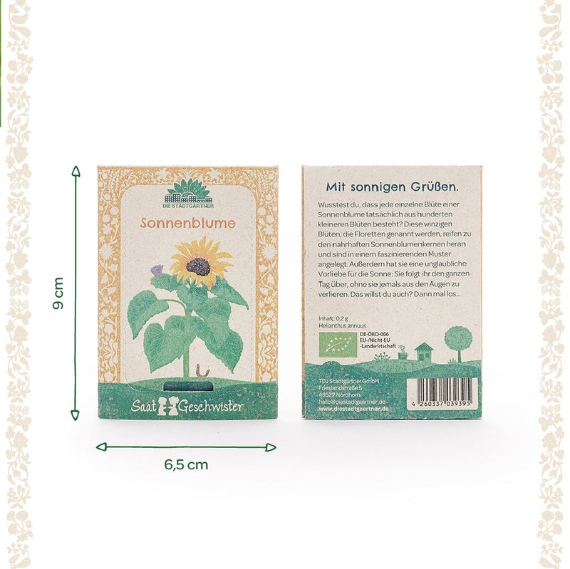 BIO-Saatgut Sonnenblume – EU-zertifiziert, samenfest — Ansicht 4