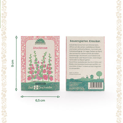 Saatgut Stockrose – Bauerngarten-Klassiker von Die Stadtgärtner