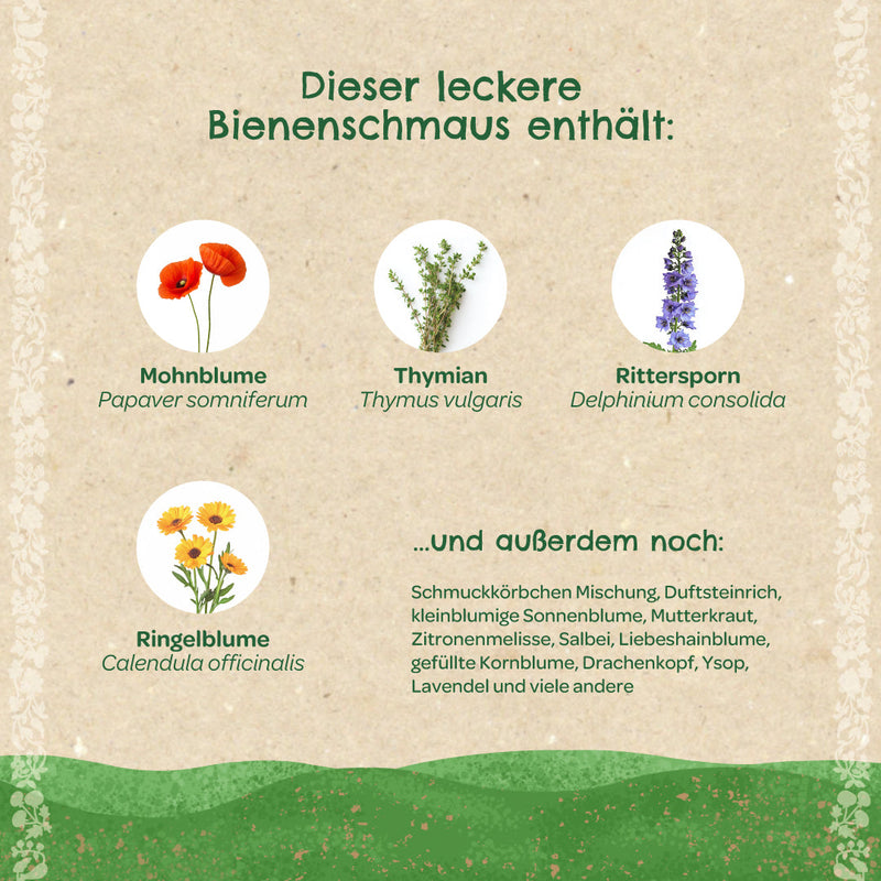 Saatkugeln „Bienenschmaus“ – Wildblumenmischung zum Werfen — Ansicht 3