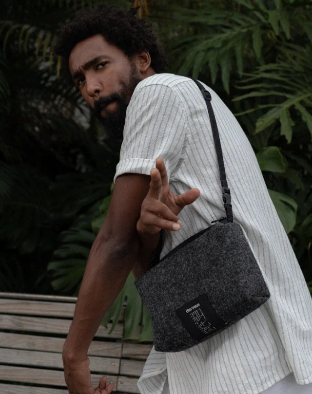 Bag DASVAUS Felt – Minimalistischer Filz-Rucksack mit Innentaschen — Ansicht 2