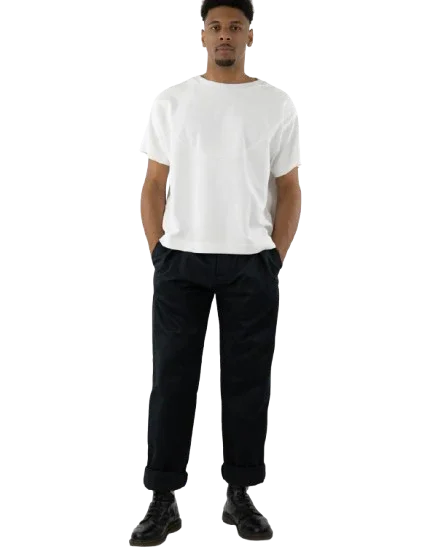 KOBAS Pleated Trousers Organic Cotton Moleskin – Handmade Berlin — Ansicht 2
