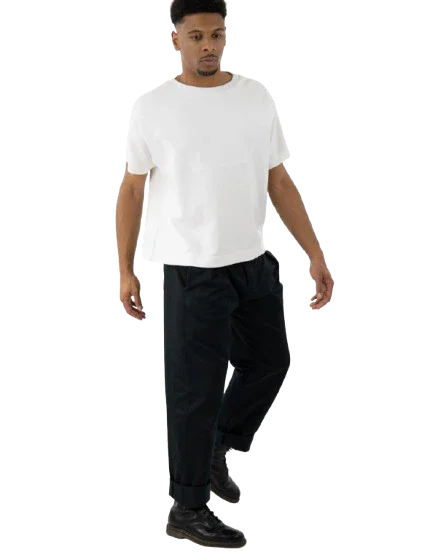 KOBAS Pleated Trousers Organic Cotton Moleskin – Handmade Berlin — Ansicht 3