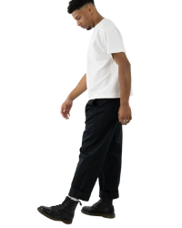 KOBAS Pleated Trousers Organic Cotton Moleskin – Handmade Berlin — Ansicht 4