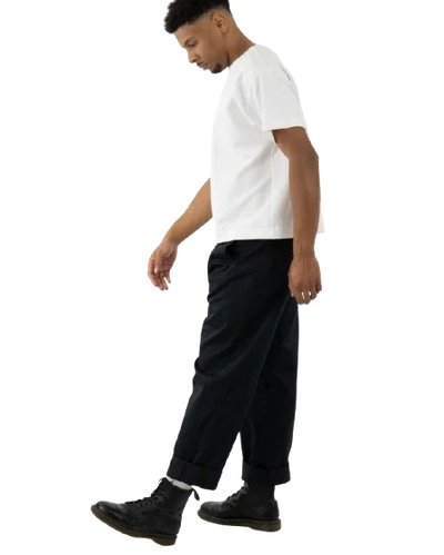 KOBAS Pleated Trousers Organic Cotton Moleskin – Handmade Berlin