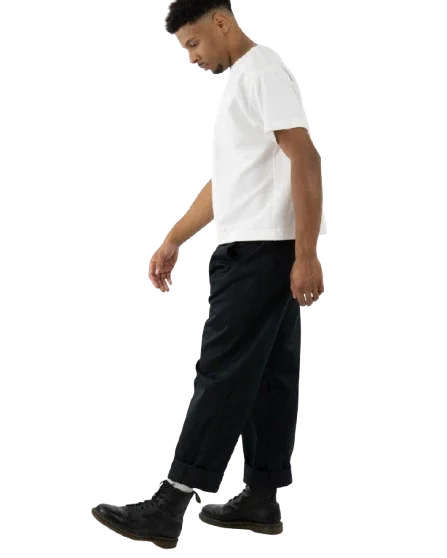 KOBAS Pleated Trousers Organic Cotton Moleskin – Handmade Berlin — Ansicht 4