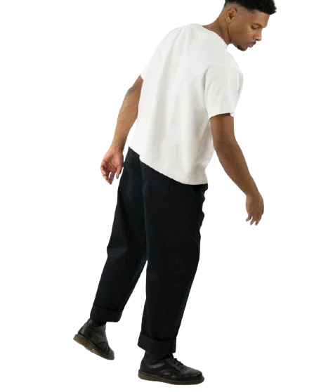 KOBAS Pleated Trousers Organic Cotton Moleskin – Handmade Berlin — Ansicht 5