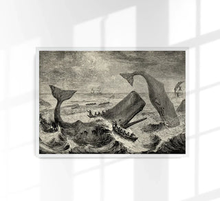 Scene Moby Dick Poster | Literarische Dramatik | Handgefertigt in Berlin