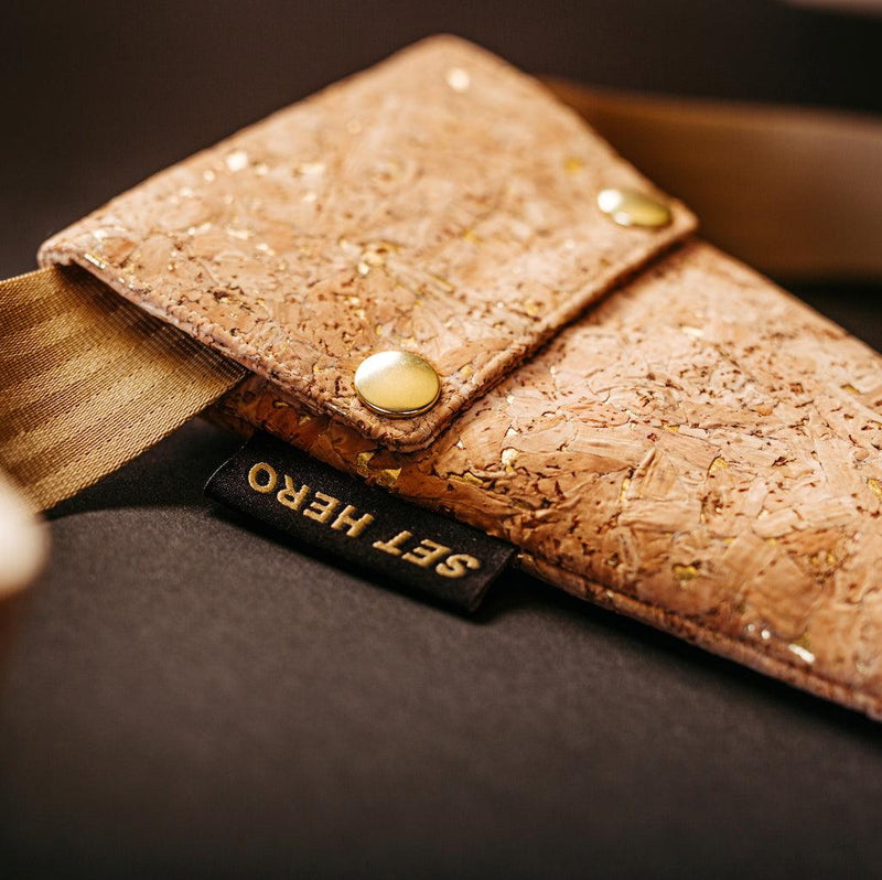 Large Scissor Pouch – Magnetic Closure & Cork Fabric — Ansicht 2