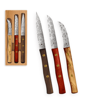 Zöppken Style 3er Messer-Set Solingen Echtholzgriffe — Ansicht 11