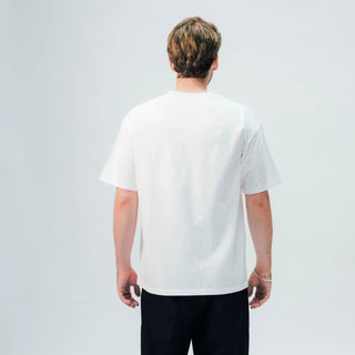 arrel – Unisex Oversized T-Shirt in Weiß | 100 % Bio-Baumwolle | Pre-washed | Made in Portugal