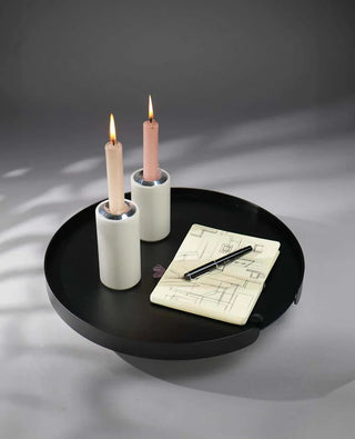 Schwarzes Metalltablett Lilo von Siqual Design – minimalistisches Design für Küche, Balkon oder Wohnzimmer