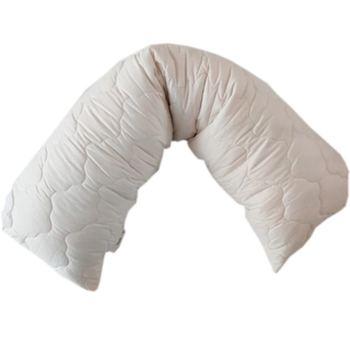 KOMA Schlafgut Kapok Bio Seitenschläfer/Stillkissen | vegane Kapok-Füllung | kbA Baumwoll-Bezug