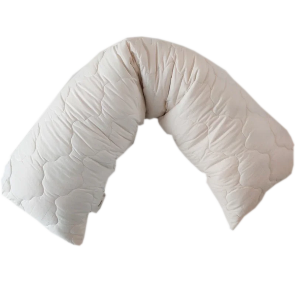 KOMA Schlafgut Kapok Bio Seitenschläfer/Stillkissen 40x140 cm